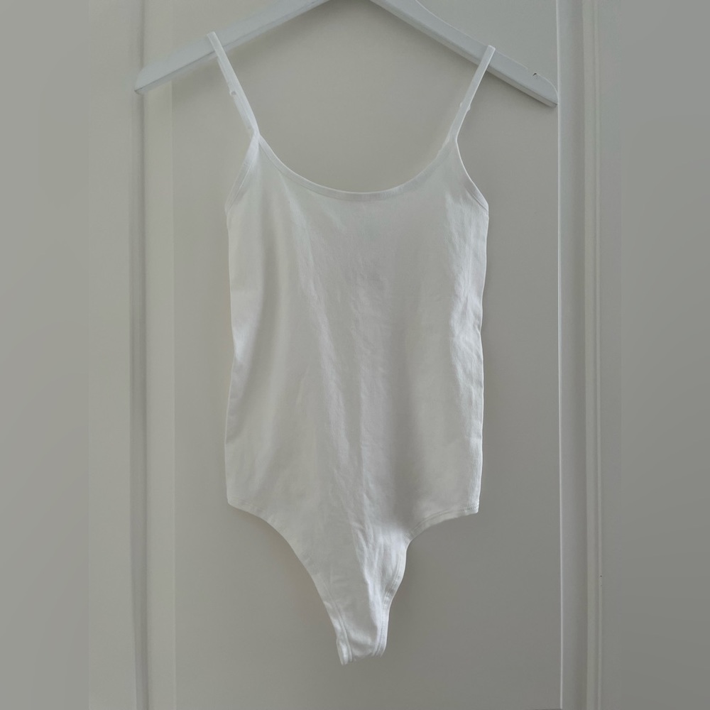 White tank top bodysuit